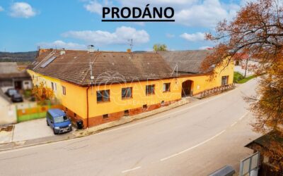 Prodej rodinného domu s bytovými jednotkami 3+kk a 3+1 vč. zahrady, Heřmaň u Písku
