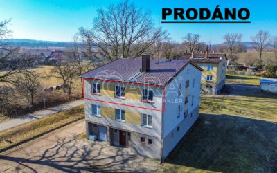 Prodej bytu 3+1 s garáží, Újezd u Vodňan